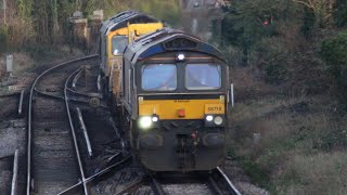 *Tube Map* Class 66 718+66 714 on SITT Duty 07/01/21