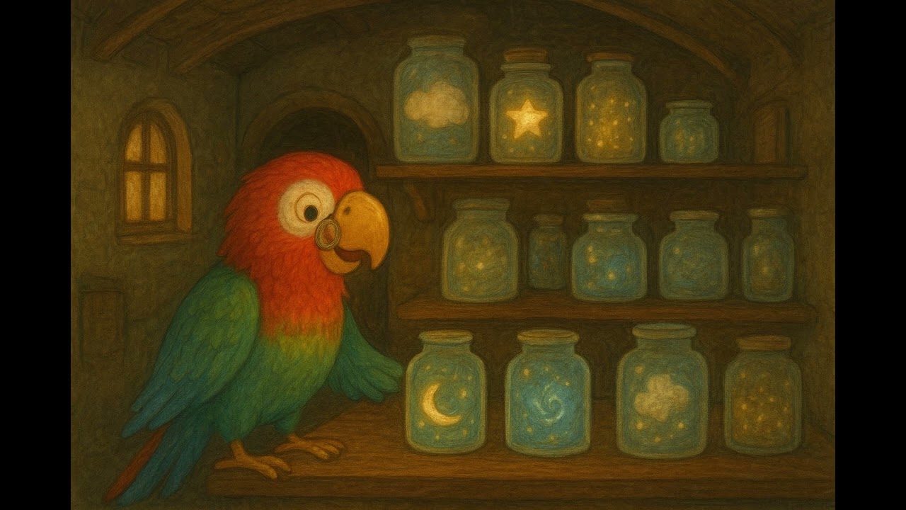 Herr Krummschnabels Wolkenladen ☁️🌙| Ein Einschlafmärchen für Kinder✨