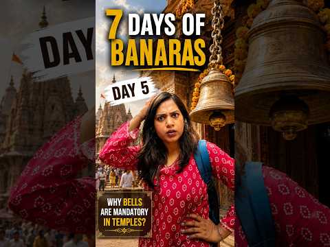 Day 5 : Why Every Temple Has Bells😱 #shortvideo #shorts #minivlog #travel