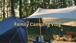 Snow Peak Style Raw Family Camping Vlog