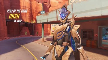 Solo team kill as Echo!!! (Overwatch Highlights)
