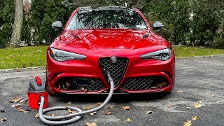 Alfa Romeo Giulia QV Leaf Eating Machine | Cleaning Out The Air Intakes by Auto Fanatic 3,138 views 5 months ago 8 minutes, 42 seconds