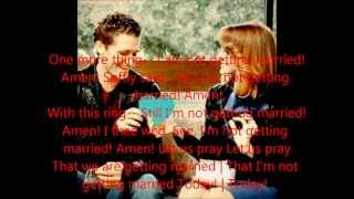 Glee - Getting Married Today (Lyrics)