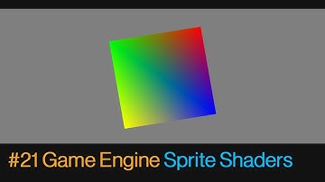 #21 How To Make a Game Engine | C++ and OpenGL | Graphics Module - Create a Sprite Shader