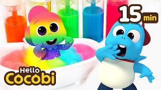 Learn Colors With Cocobirainbow Bathtub Compilation Videos For Kids Hello Cocobi