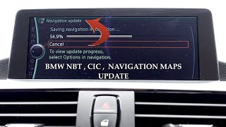 How To Update Navigation Maps On BMW NBT & CIC With USB Or E SYS Lifetime FSC