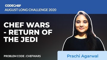Chef Wars - Return of the Jedi (CHEFWARS) | August Long Challenge 2020 | Prachi Agarwal