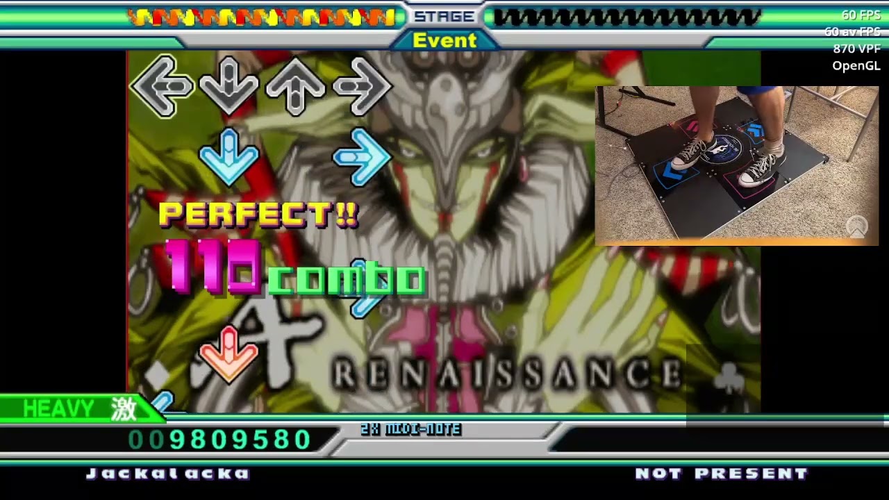 85M on A Expert - StepMania (DDR Extreme)