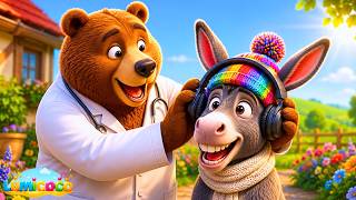 A Mi Burro Le Duele La Cabeza 🏥 Canciones Infantiles & Juegos para Niños 💊 LumiCoco Español