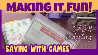 Saveopoly & Wedding themed savings challenges, Cash budget Envelope method, Wedded Wednesday#10