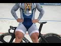 Worlds fastest cyclist trains legs like a beast