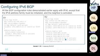 CCNP ENCOR - Multiprotocol BGP for IPv6