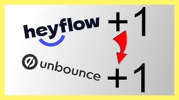 HOW TO Track your HEYFLOW as CONVERSION in UNBOUNCE