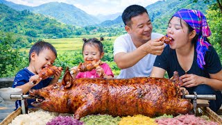 Download Lagu Harvesting ginger to sell at the market, and preparing roast pork and sticky rice for the family MP3