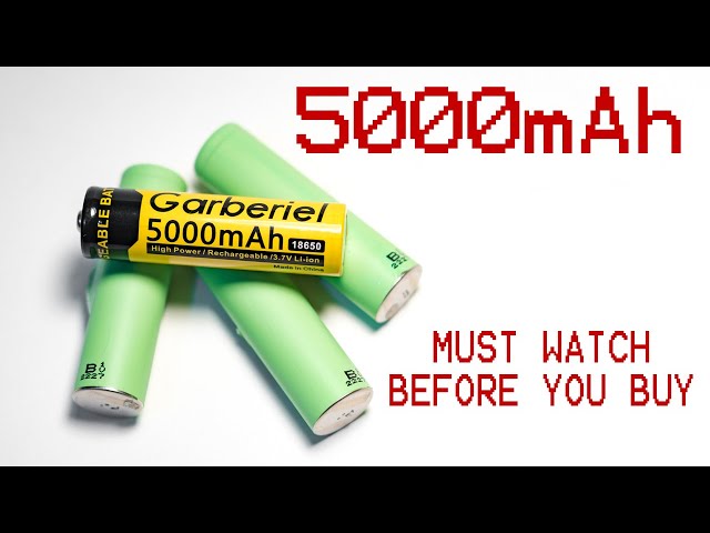 MUST WATCH - Before you buy Lithium Batteries 18650 5000mah SCAM 