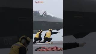 多角度看 歼-35 在福建舰上弹射起飞震撼瞬间。｜中国海军　航空母舰　隐形战斗机　电磁弹射　#J35 #catapult #FuJian #aircraftcarrier #Chinese #Navy