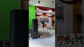 Cek sound Organ Tunggal Spek 3000 Watt di akhir sesi