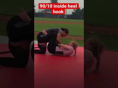 Aislinn O’Connell hits Inside Heel Hook on UFC Vet #jiujitsu #insideheelhook #footlock #grappling