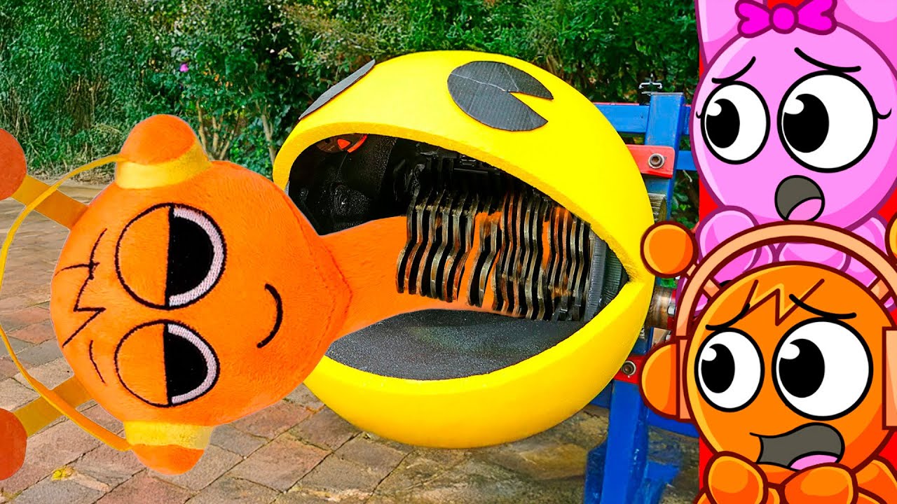 ГИГАНТСКАЯ ПЛЮШЕВАЯ ИГРУШКА СПРУНККИ против ПАКМЕНА ШРЕДДЕРА!!