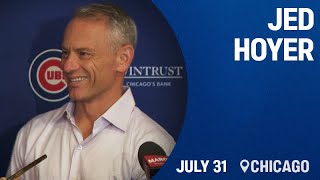 Jed Hoyer recaps Cubs' MLB trade deadline moves with four players acquired | Marquee Sports Network