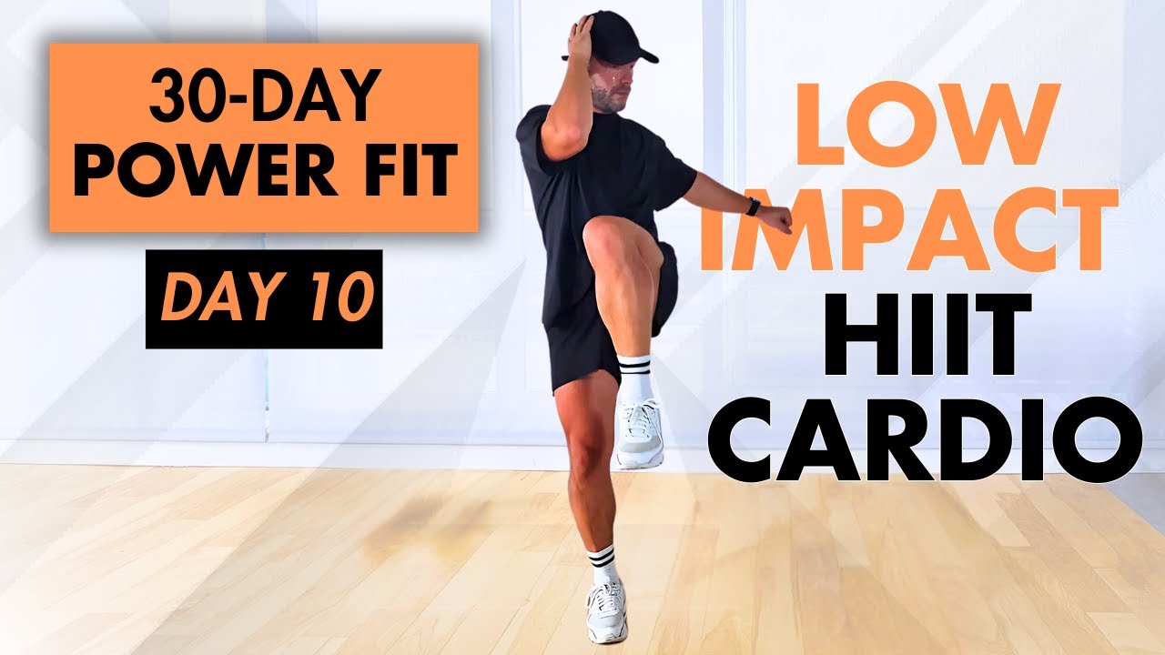 Day 10: 25-Min LOW IMPACT HIIT CARDIO Workout | 30-DAY POWER FIT - YouTube