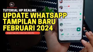Cara update whatsapp | tampilan baru 2024