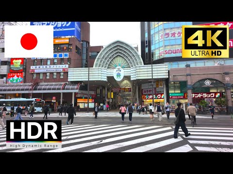 JAPAN - Kagoshima Night Walk in Tenmonkan 2024【4K HDR】