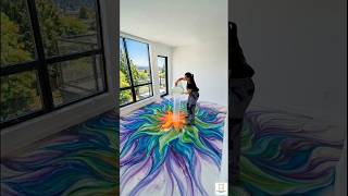 Famous Floral Epoxy Floor Transformation #shorts #interiordesign #home Profile