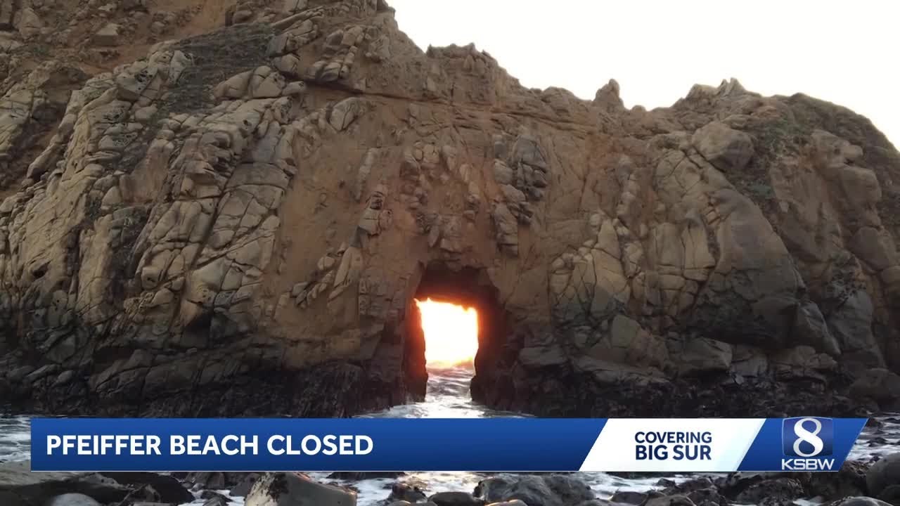 Pfeiffer Beach in Big Sur closed due to flooding