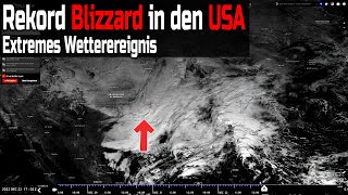 Rekord Blizzard In Den Usa - Extremes Wetterereignis