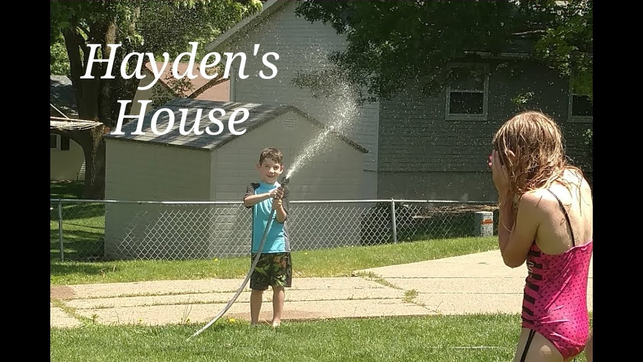 Epic Water Baloon Fight -  Hayden's House