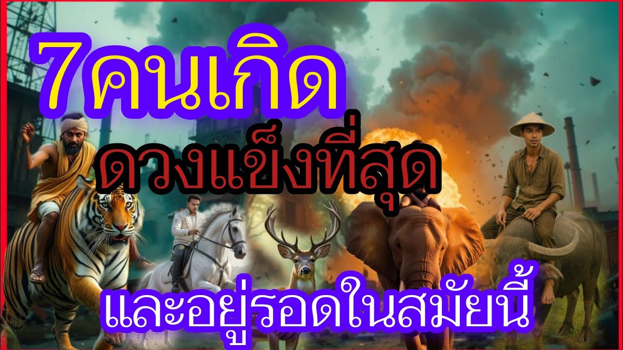 #ด่วน #มาแรง 7วันเกิดแรงแข็งที่สุดและจะรอดในสมัยสงครามในนี้