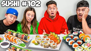 Last to Stop Eating Sushi, Wins The Prize!