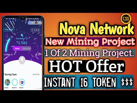 Nova Network Mining App | Earn Money Free Airdrop | 100$-200$ Earning Chance | @CryptoSupport24
