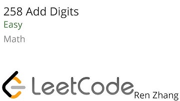 Leetcode 258 Add Digits
