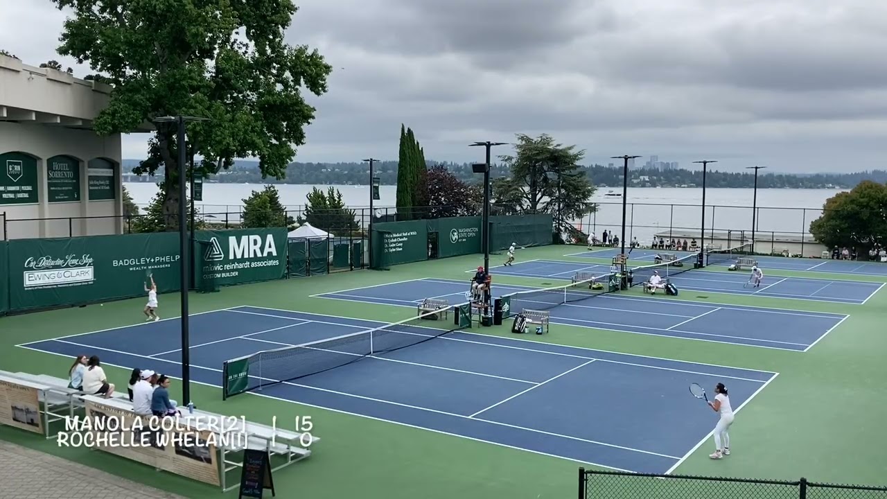2025 Washington State Open Women's 55+ Singles- Final 2nd set Rochelle Whelan vs Manola Colter pt.1