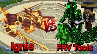 Minecraft |Mobs Battle| Ignis (L_Ender 's Cataclysm) VS FRV Tools