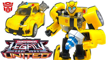 Transformers LEGACY United Deluxe Class BUMBLEBEE Animated Universe recensie