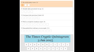 The Times Cryptic Quintagram 2271