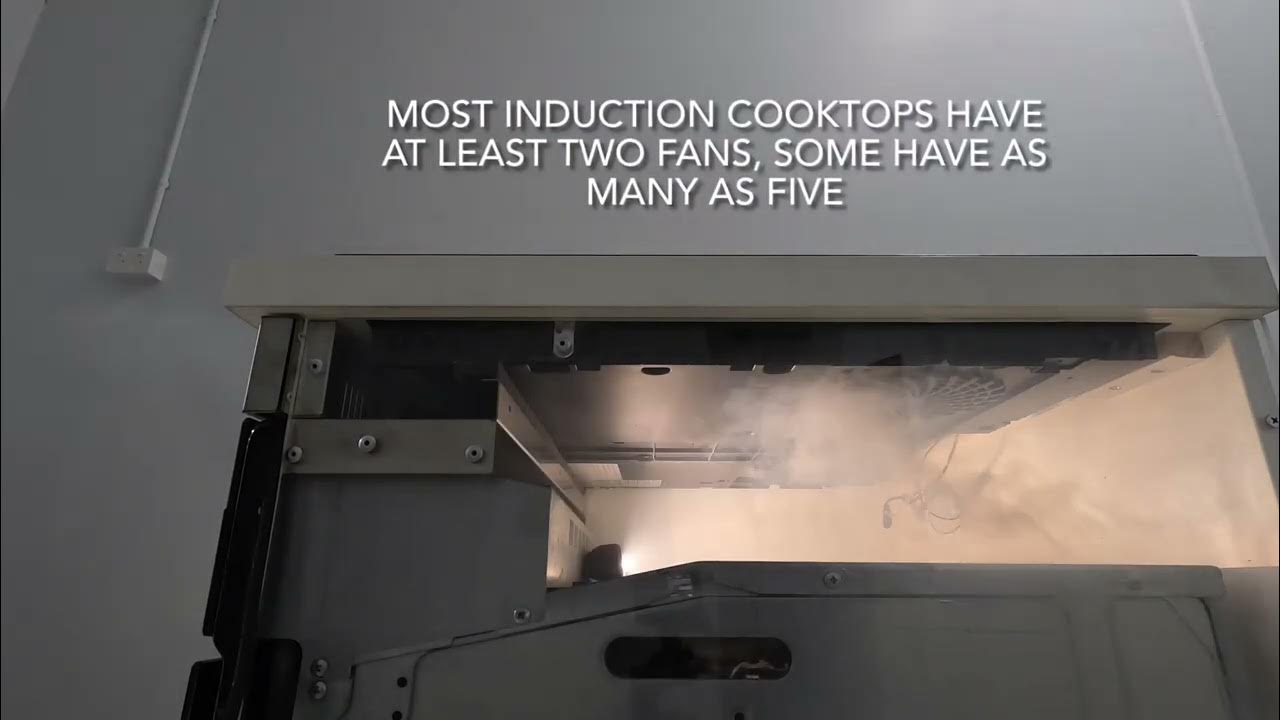 Induction cooktop ventilation demonstration video. YouTube