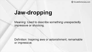 Jaw-dropping Meaning Wealth