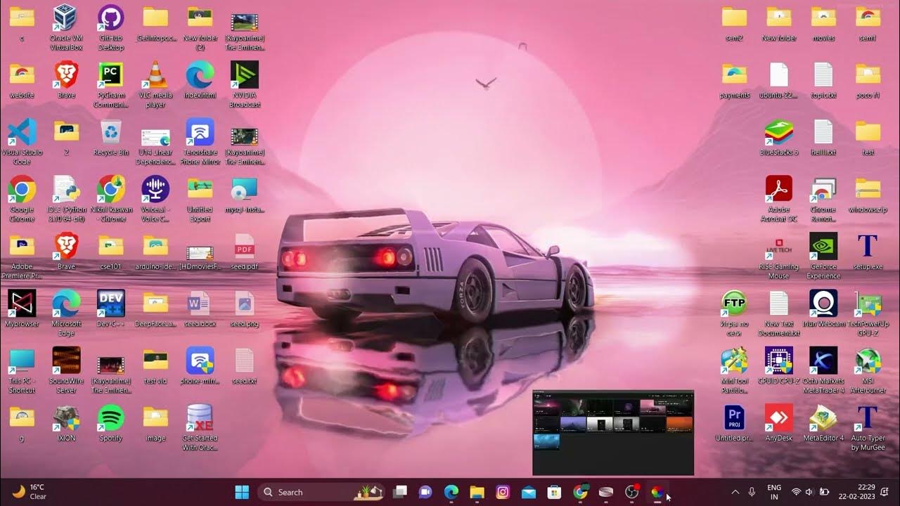 How to put custom live wallpaper on windows 11,10 Free 4K ,1080p