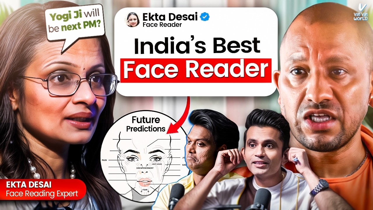 Ep 30: India's BEST FACE READER, ft. Ekta Desai I Hidden SECRETS of Face Reading World #facereading