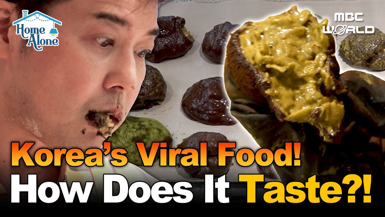 [Sub] Korea’s Viral Food: Dubai Pistachio Cookie🍪 – Worth It? #KFood #ILiveAlone