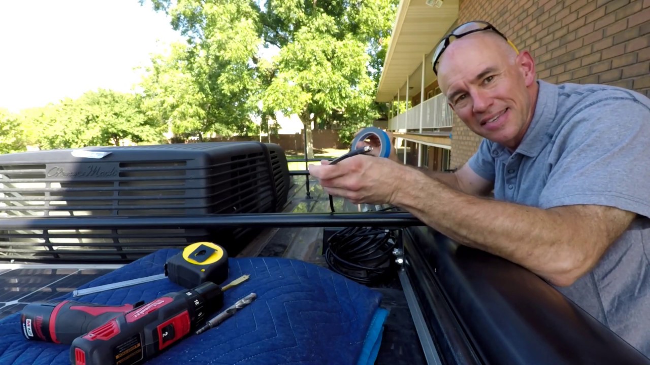 How to Install an RV Antenna Using Winnebago's Roof Port YouTube