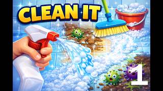 Clean It: #1 Restaurant Cleanup! Gameplay | iOS, Android, Arcade - Simulation Game screenshot 1