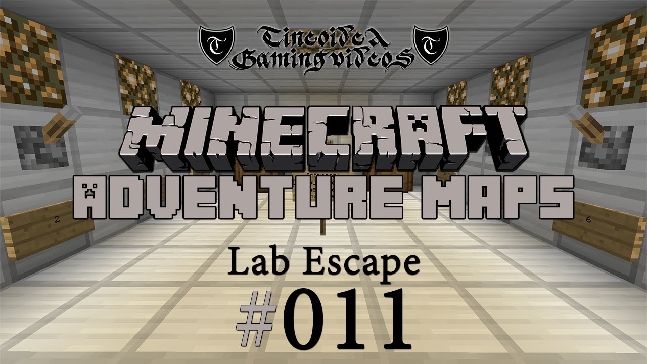 Let's Play Together MINECRAFT Adventure Maps #011 - Lab Escape ...
