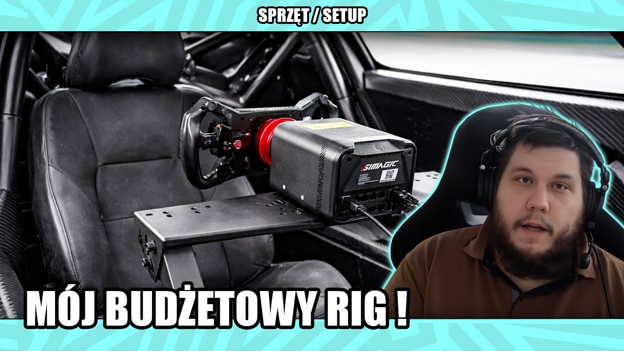 MÓJ BUDŻETOWY RIG! Simagic Alpha Evo + Wheel Stand 2.0
