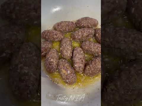 Izmir kofte #köfte #koftarecipe #türkçe #котлеты #food #cooking #rek #рекомендации #shortsvideo
