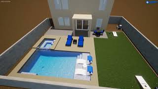 Buell Backyard Oasis 2- Thunderbird Pools and Spas
